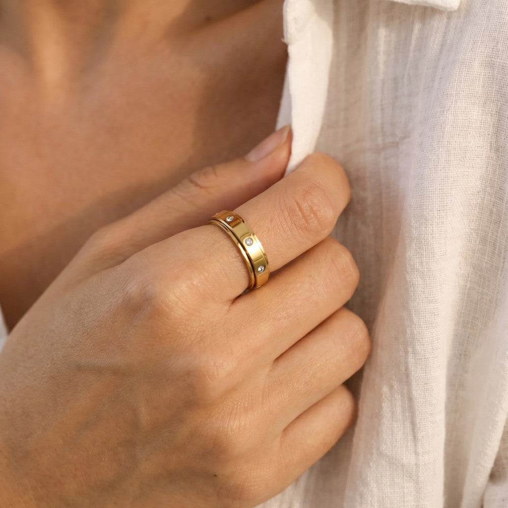 Tranquility Spinner Ring